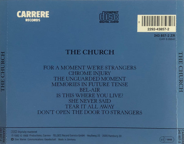 The Church : The Church (CD, Album, RE)