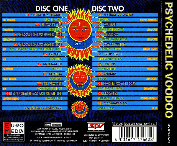 Various : Psychedelic Voodoo (2xCD, Mixed)