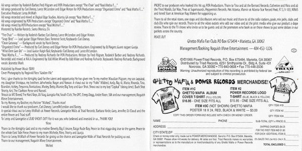 Ghetto Mafia : Full Blooded Niggaz (CD, Album)