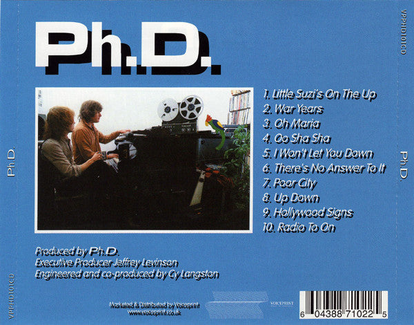 Ph.D. : Ph.D. (CD, Album, RE, RM)