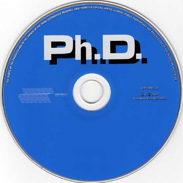 Ph.D. : Ph.D. (CD, Album, RE, RM)
