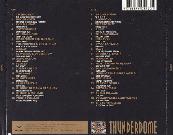 Various : Thunderdome X (Sucking For Blood) (2xCD, Comp, RE)