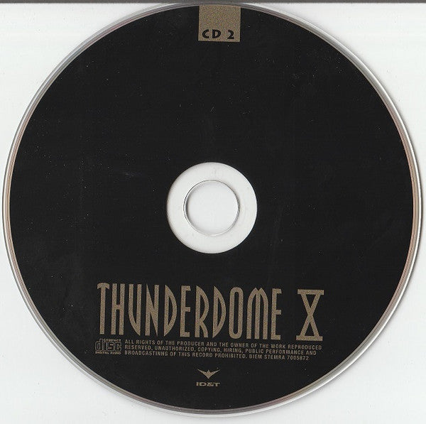 Various : Thunderdome X (Sucking For Blood) (2xCD, Comp, RE)