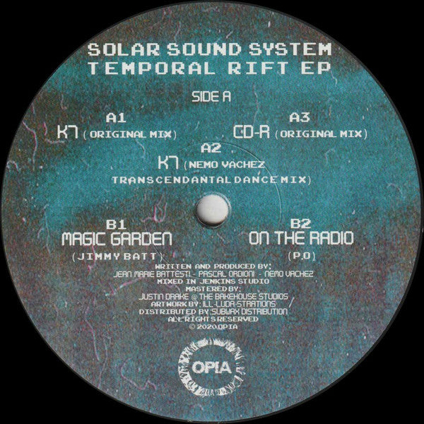 Solär Sound System : Temporal Rift EP (12", EP)