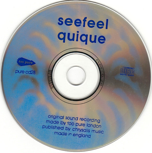 Seefeel : Quique (CD, Album, Jew)