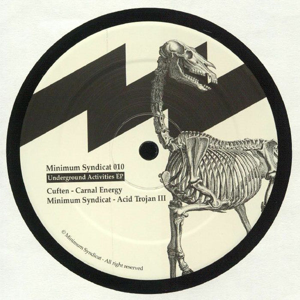 Cuften / Minimum Syndicat : Underground Activities EP (12", EP)