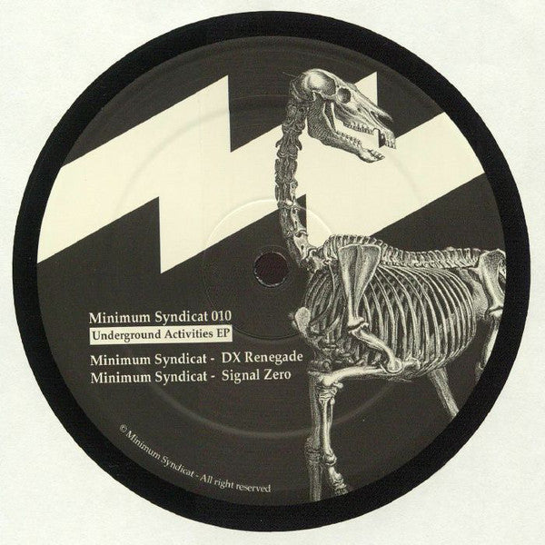 Cuften / Minimum Syndicat : Underground Activities EP (12", EP)
