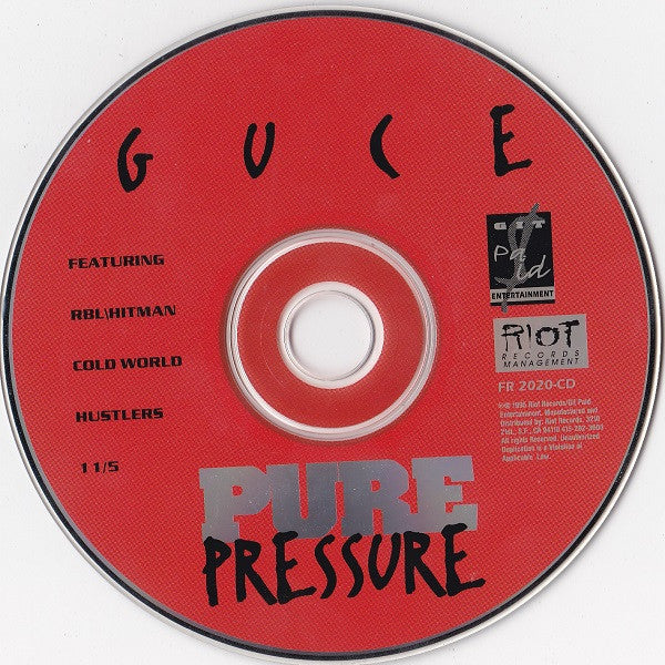 Guce : Pure Pressure (CD, Album)