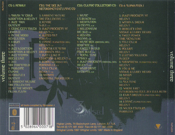Peshay &amp; Slipmaster J : Promised Land Volume Three (2xCD, Comp + 2xCD, Mixed)