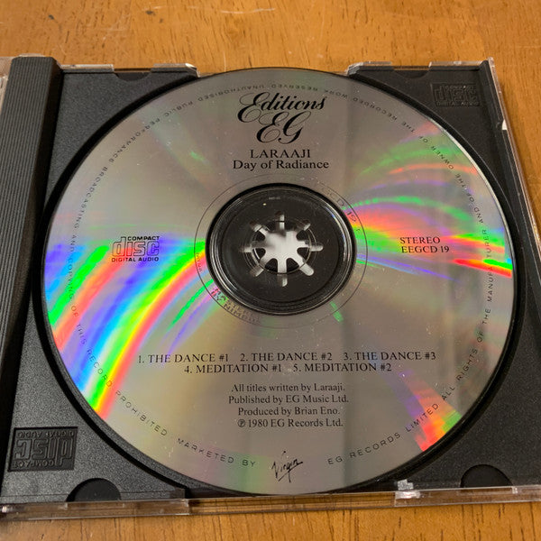 Laraaji Produced By Brian Eno : Ambient 3 (Day Of Radiance) (CD, Album)