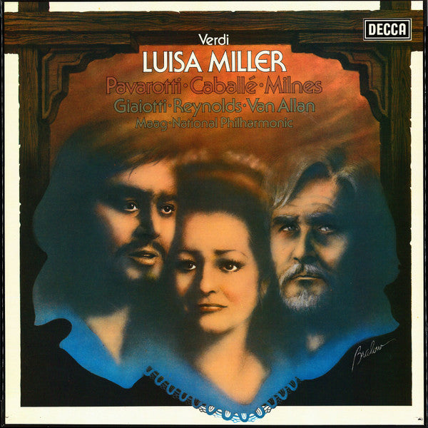 Giuseppe Verdi / Luciano Pavarotti, Montserrat Caballé, Sherrill Milnes, Bonaldo Giaiotti, Anna Reynolds, Richard Van Allan, Peter Maag, National Philharmonic Orchestra : Luisa Miller (Box, Album + 3xLP, Album)