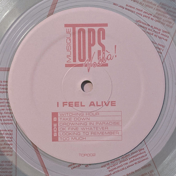 TOPS (3) : I Feel Alive (LP, Album, Ltd, Cok)
