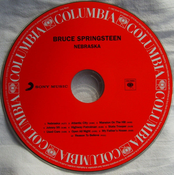 Bruce Springsteen : Nebraska (CD, Album, RE)