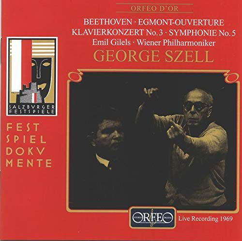 George Szell, Ludwig van Beethoven, Emil Gilels : Egmont - Ouverture Klavierkonzert No. 3, Symphonie No. 5 (CD, RM)