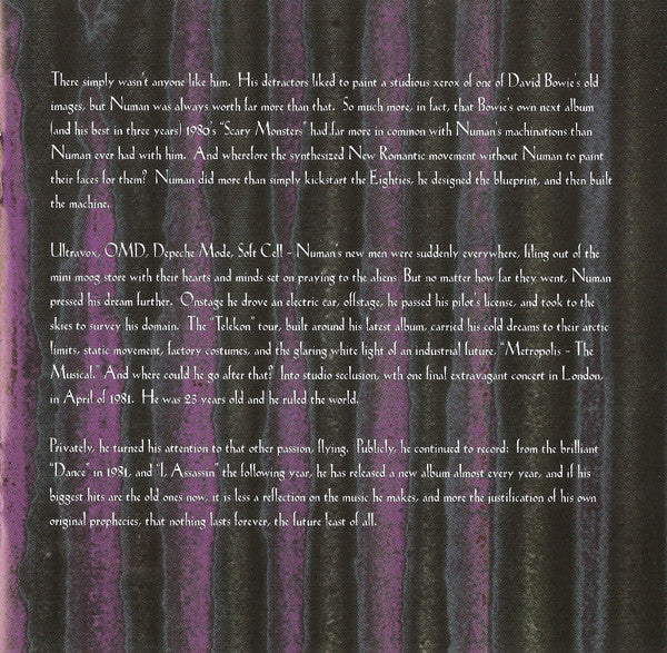 Gary Numan : The Mix (CD, Album)