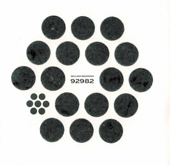 William Basinski : 92982 (CD, Album, Jew)