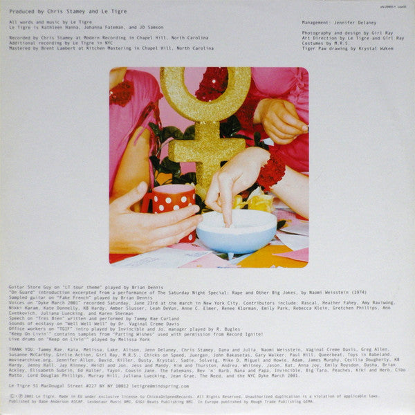 Le Tigre : Feminist Sweepstakes (LP, Album)