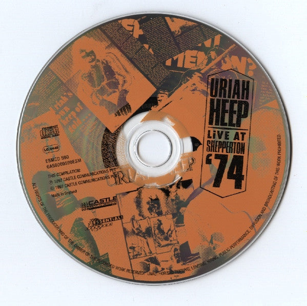 Uriah Heep : Live At Shepperton '74 (CD, Album, RE, RM, Uni)
