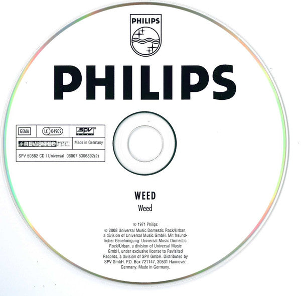 Weed (2) : Weed (CD, Album, RE, RM)