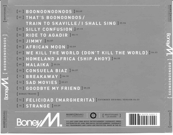 Boney M. : Boonoonoonoos (CD, Album, RE, RM)
