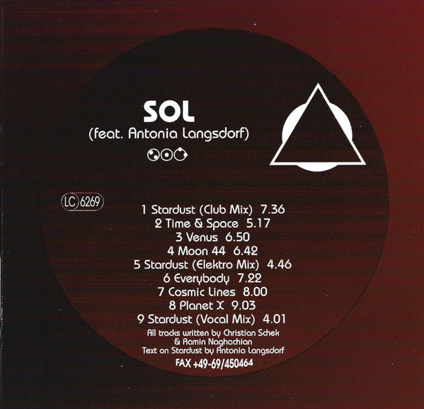 SOL (3) Feat. Antonia Langsdorf : Stardust (CD, Album, Ltd)