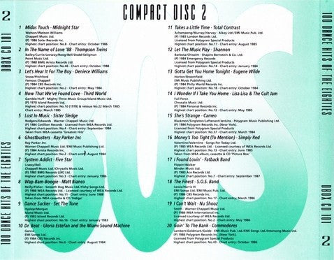 Various : 100 Dance Hits Of The Eighties (5xCD, Comp + Box)