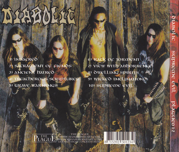 Diabolic (2) : Supreme Evil (CD, Album, RE, Dig)