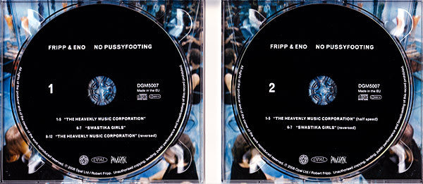 Fripp &amp; Eno : (No Pussyfooting) (2xCD, Album, Ltd, RE, RM)