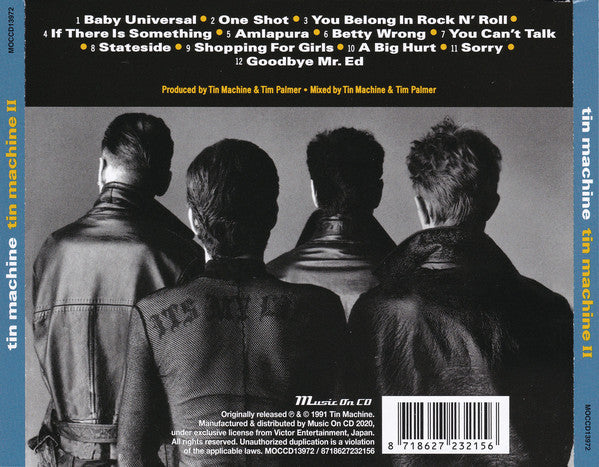 Tin Machine : Tin Machine II (CD, Album, RE)