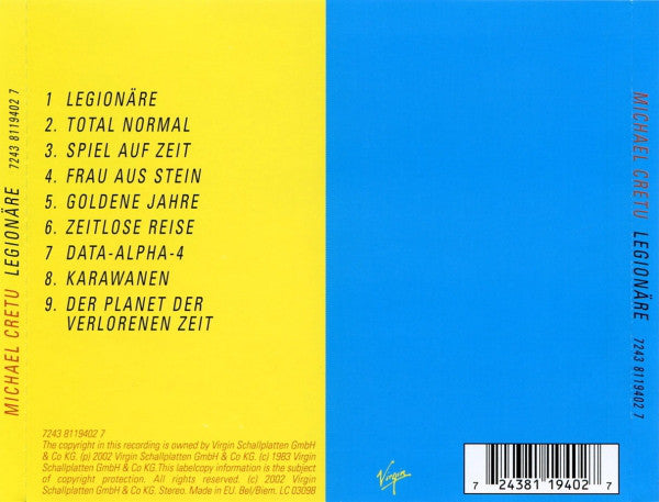 Michael Cretu : Legionäre (CD, Album, RE)