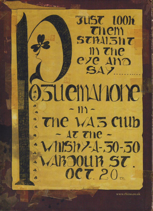 The Pogues : Just Look Them Straight In The Eye And Say... Poguemahone!! - The Pogues Box Set (5xCD + Box, Comp)