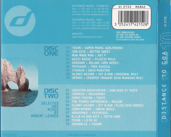 Various : Distance To Goa 10 (CD, Comp + CD, Mixed)