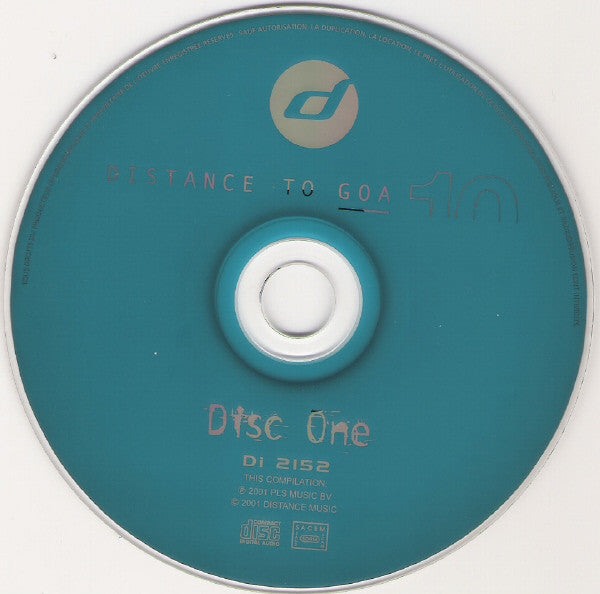 Various : Distance To Goa 10 (CD, Comp + CD, Mixed)