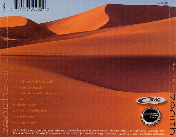 Zenith : The Flowers Of Intelligence (CD, Album)