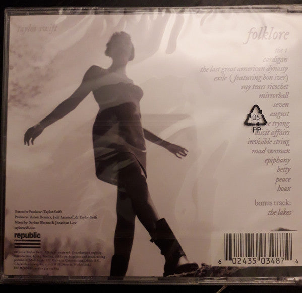 Taylor Swift : Folklore (CD, Album, Dlx, "Ru)