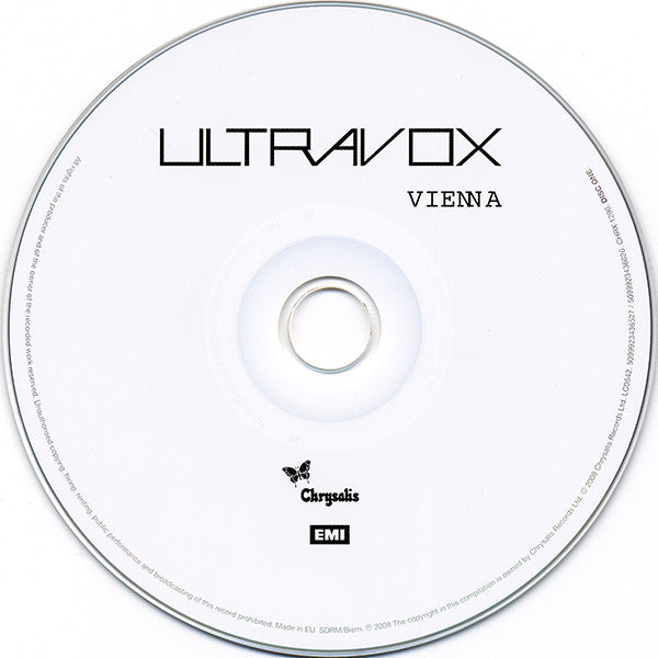 Ultravox : Vienna (CD, Album, RE + CD, Comp + RM, Def)