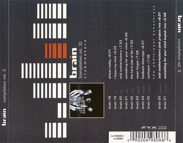 Brain : Brain Compilation Vol. 3 (CD, Comp)