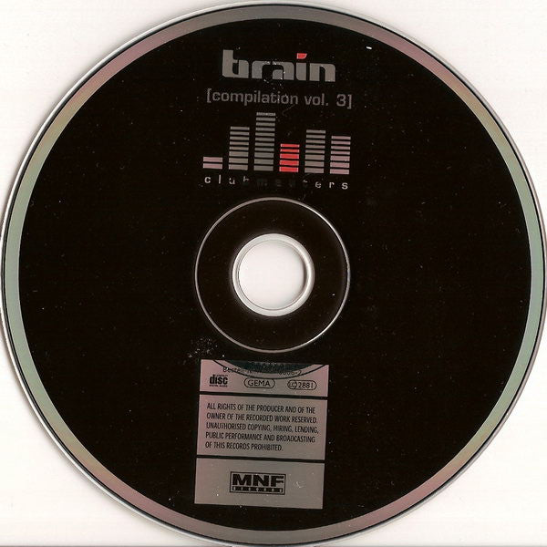 Brain : Brain Compilation Vol. 3 (CD, Comp)