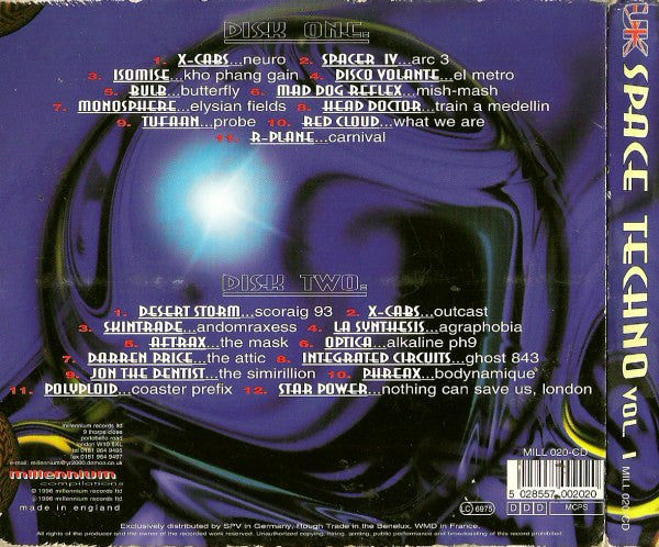 Various : UK Space Techno Vol. I (2xCD, Comp)