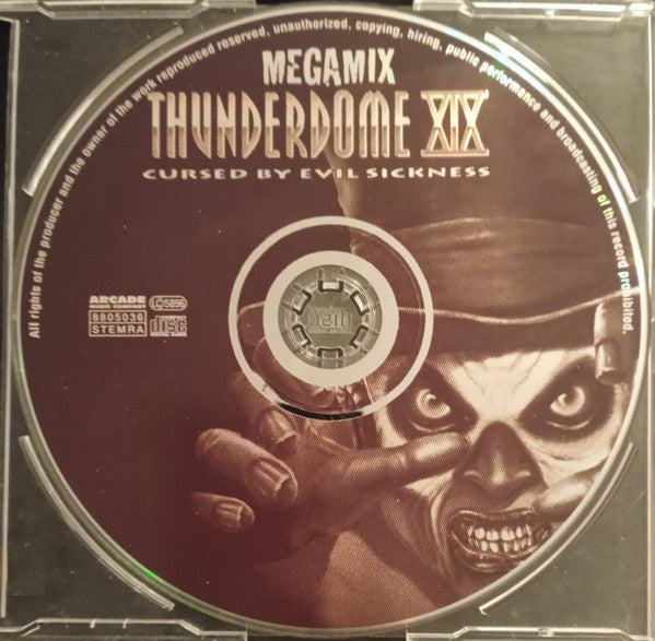 Various : Thunderdome XIX - Megamix (Cursed By Evil Sickness) (CD, Mixed)