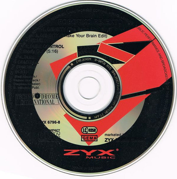Robotiko Rejekto : Density / Pure Control (CD, Maxi)