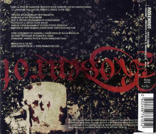 Rammstein : Rosenrot (CD, Single)