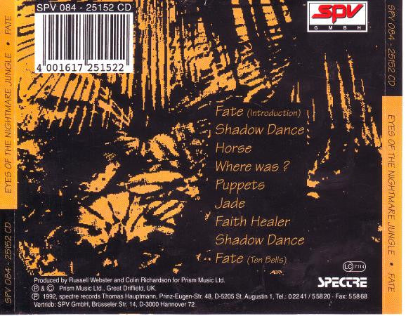 Eyes Of The Nightmare Jungle : Fate (CD, Album)