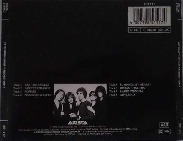 Patti Smith Group : Radio Ethiopia (CD, Album, RE)