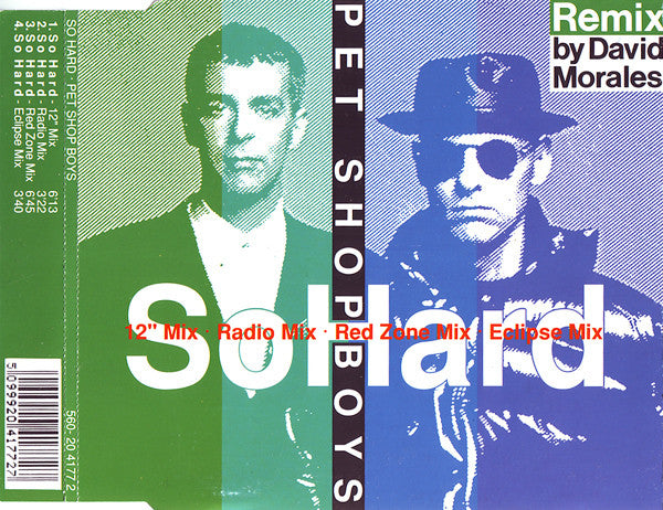Pet Shop Boys : So Hard (Remix By David Morales) (CD, Maxi)