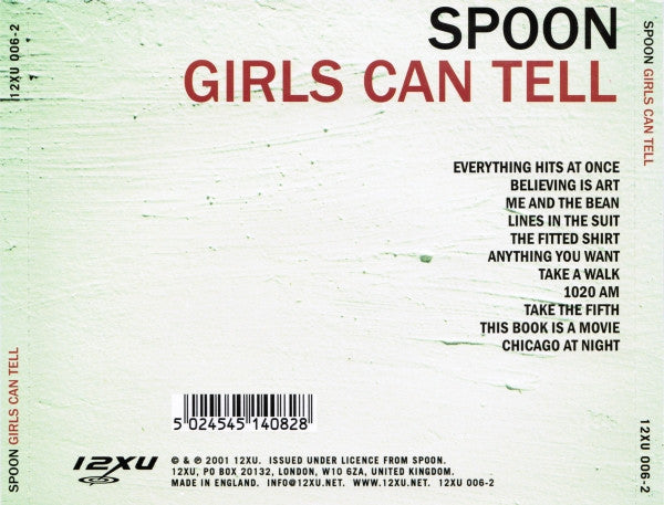 Spoon : Girls Can Tell (CD, Album)