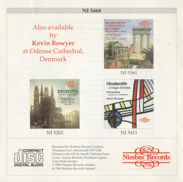 Carl Nielsen, Franz Syberg, Niels W. Gade*, Per Nørgård, Kevin Bowyer : Nielsen • Commotio (Danish Organ Works) (CD, Album)