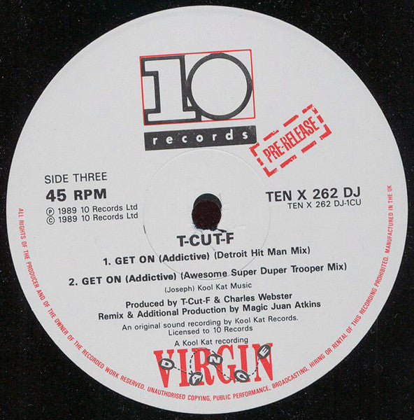 T-CUT-F : Searching / Get On / Psychedelic (2x12&quot;, Ltd, Promo)