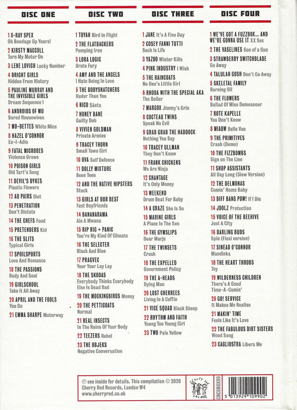 Various : Make More Noise! Women In Independent UK Music 1977 - 1987 (4xCD, Comp)