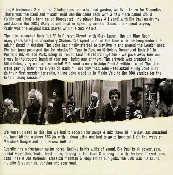 Killing Joke : The Peel Sessions 1979-1981 (CD, Comp)